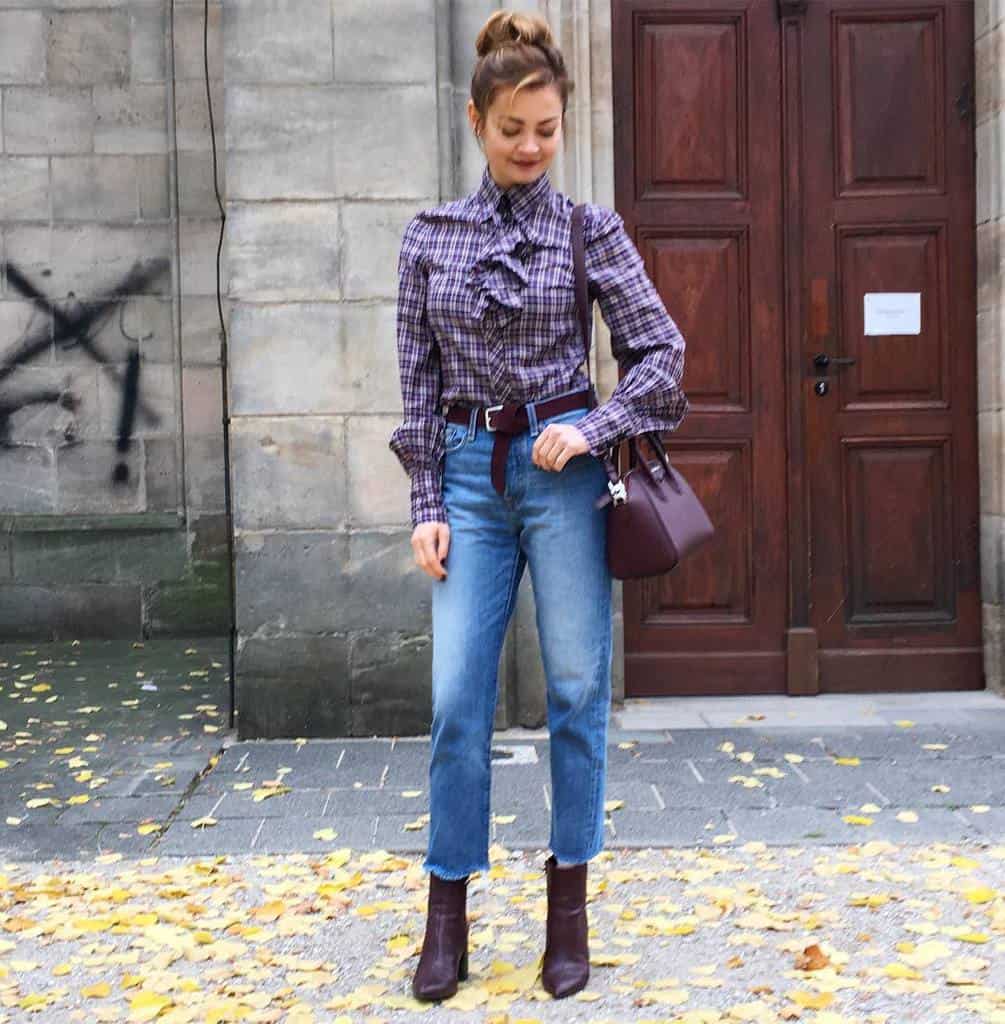 Checkered Shirt Modern Victorian Style