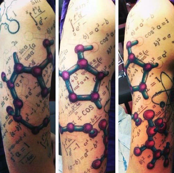 Chemistry Tattoos For Men On Arm