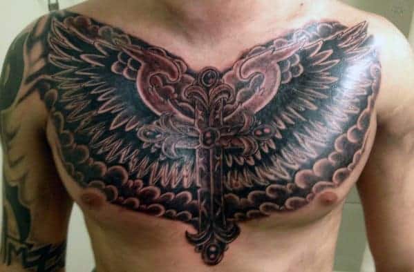 chest-cross-tattoos-for-men