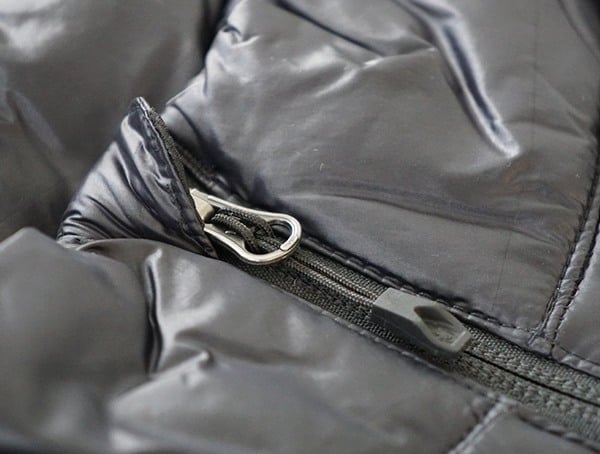 Chest Zipper With Waterproof Cover Detail Mens Spyder Syrround Down Jacket