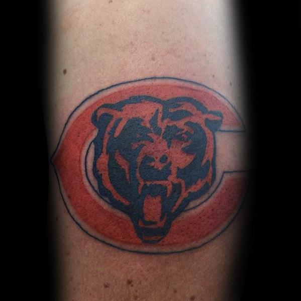 Chicago Bears Tattoos For Gentlemen Inner Forearm