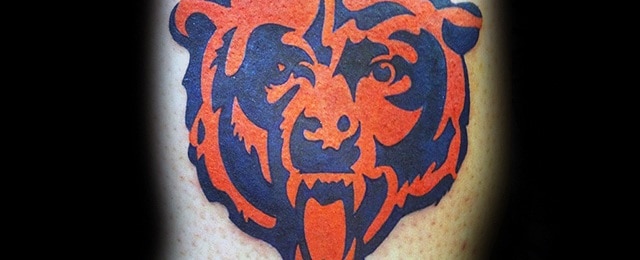 Chicago Bears Tattoos For Men