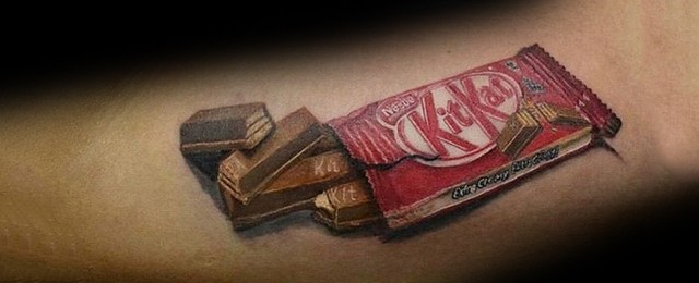 Chocolate Tattoo Ideas For Men