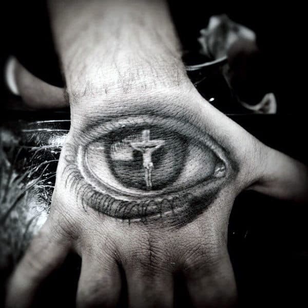 Christian Symbol Tattoos For Men On Hand