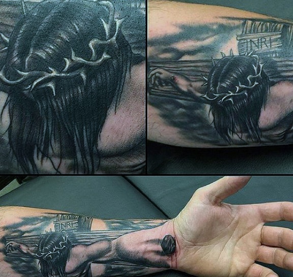 Christian Wrist Tattoo On Males