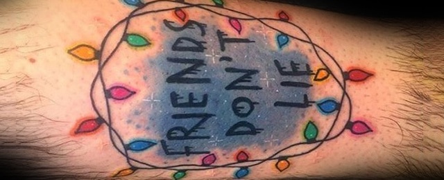 Christmas Lights Tattoo Ideas For Men