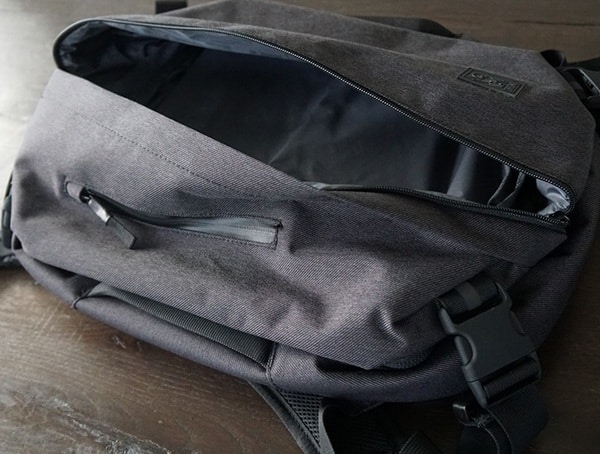 Chrome Industries Summoner Backpack Top Compartment Zipper Open