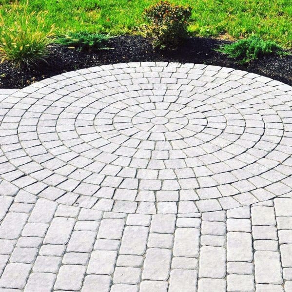 round walkway pavers 