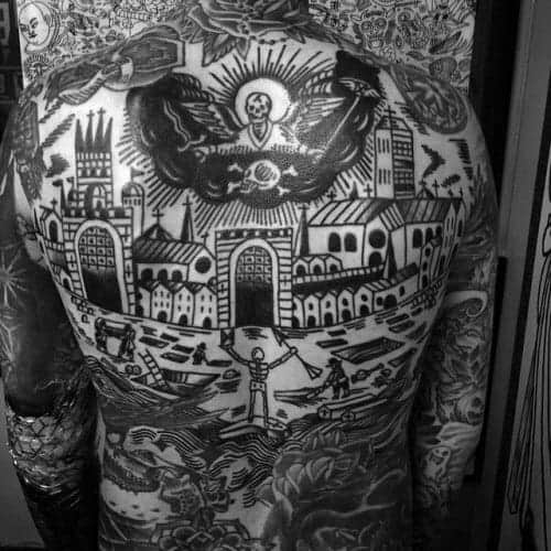 city-skyline-traditional-back-male-tattoos
