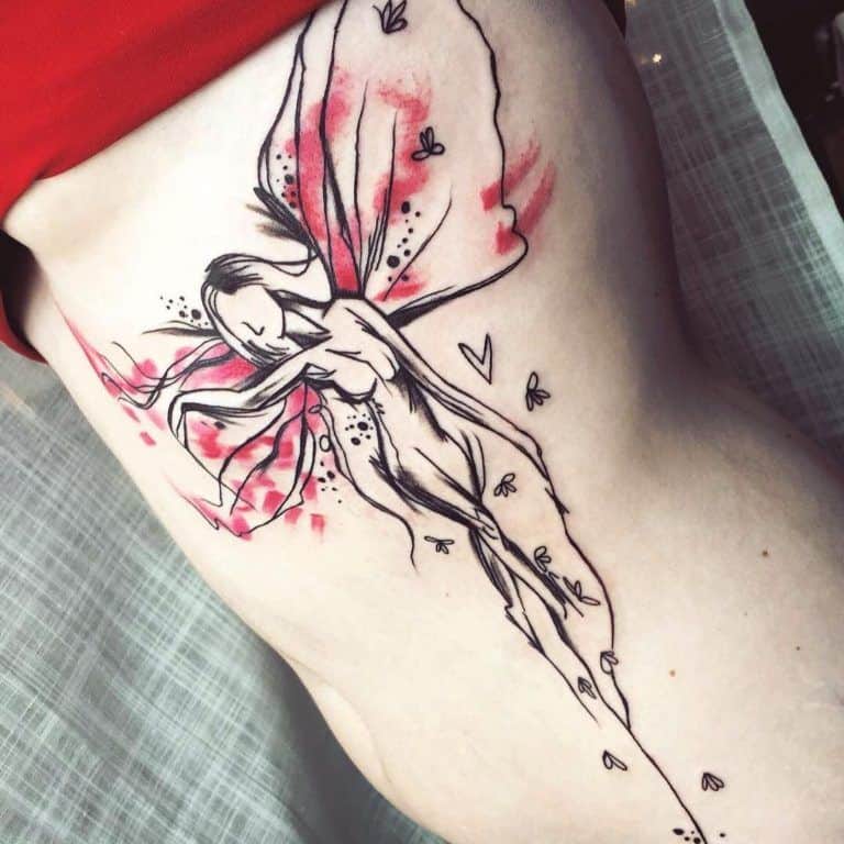 Classic Charming Fairy Tattoo