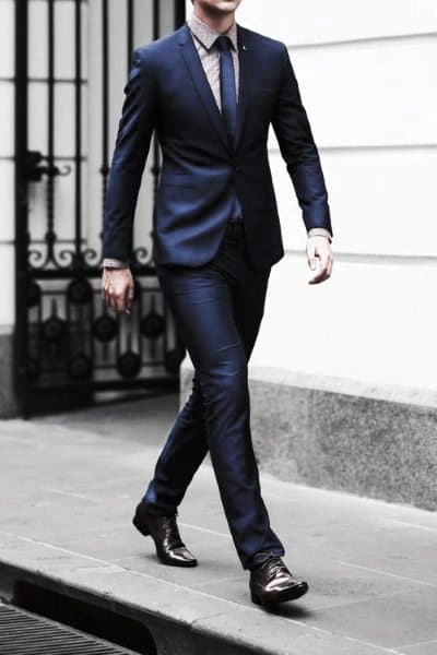 Classic Guys Navy Blue Suit Styles