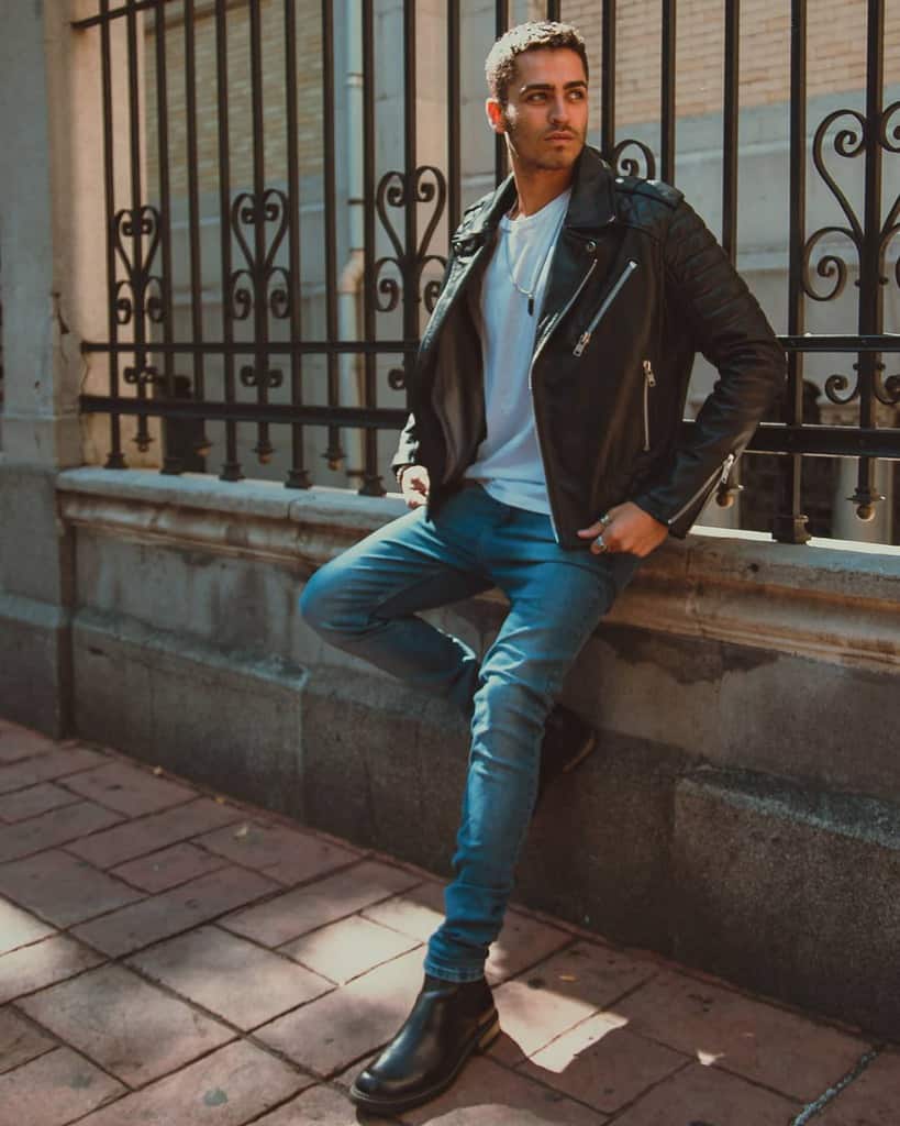 Classic Leather Jacket Fashion