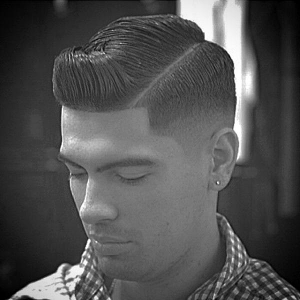 Classic Mens Taper Fade Hair Cut Designs