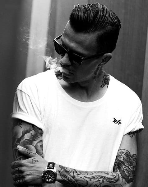 Classic Pompadour Mens Hairstyle