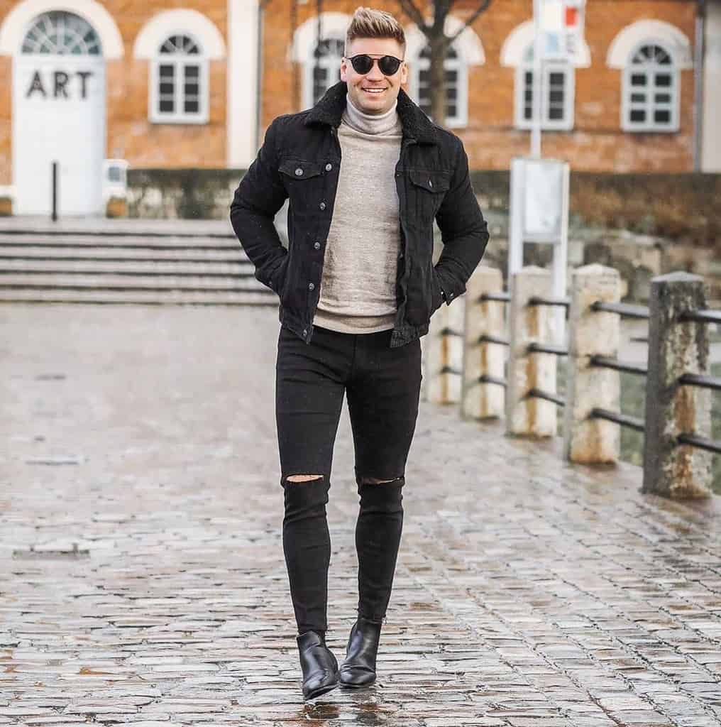 Classy Denim Club Outfit