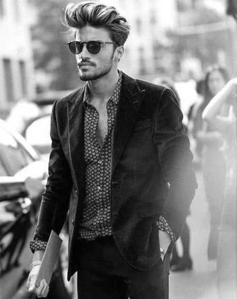 Classy Medium Long Hairstyle For Men