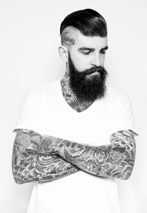 Classy Men Slicked Back Hair