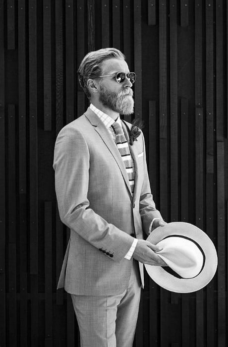 Classy Slicked Back Hair For Older Males