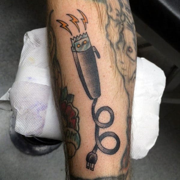 Clipper Tattoo Designs For Guys