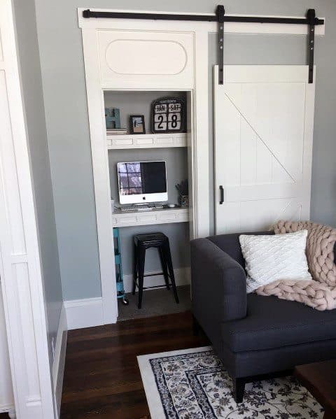 closet office sliding barn door