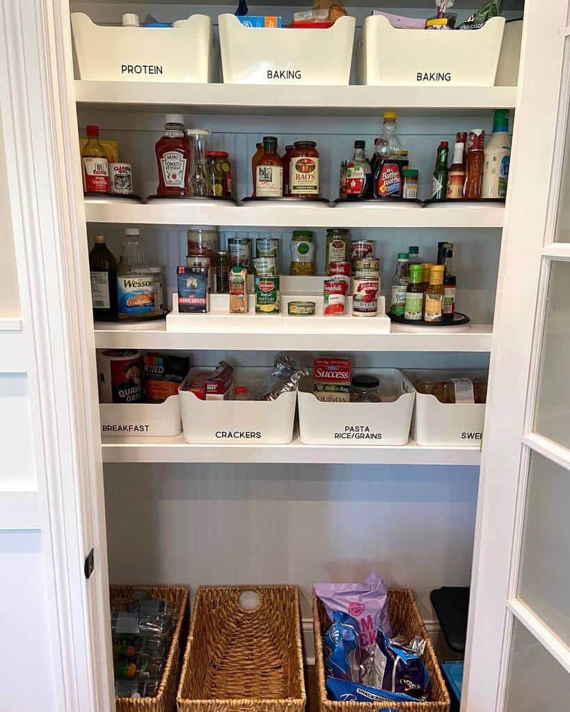 closet small pantry in kitchen
