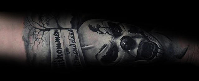 Clown Tattoos For Men