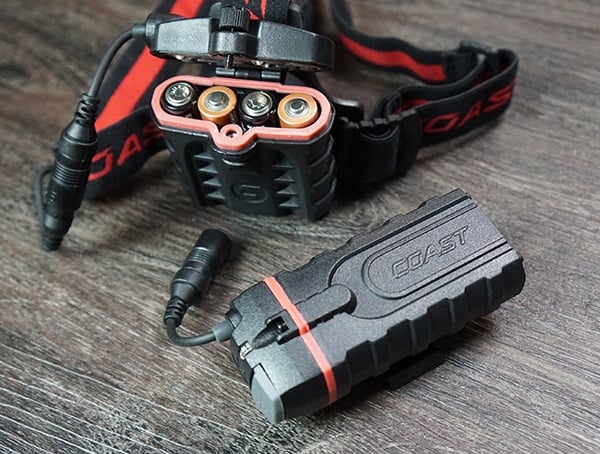 Coast Hl8r Headlamp Battery Options
