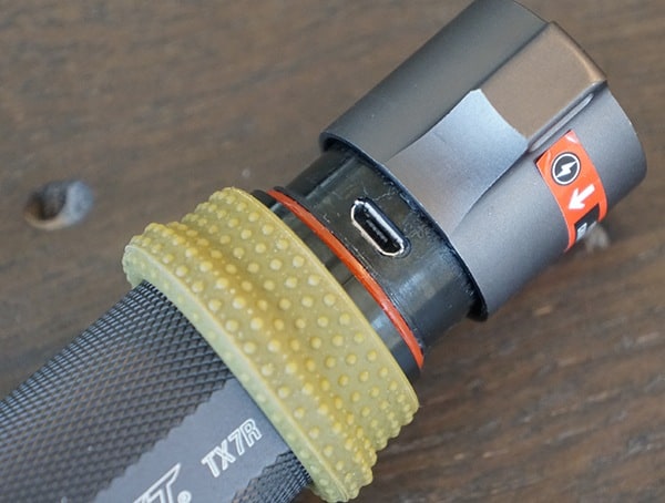 Coast Tx7r Flashlight Rechargeable Hidden Covered Port