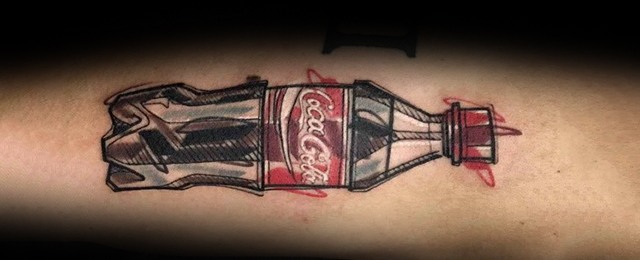 Coca Cola Tattoo Ideas For Men