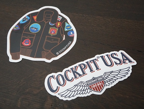 Cockpit Usa Jacket Stickers