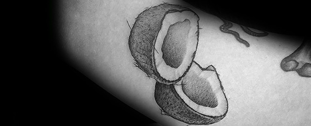 Coconut Tattoo Designs For Men