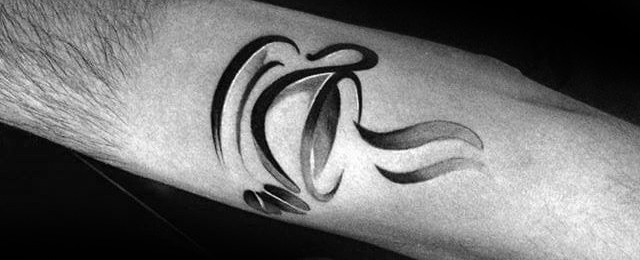 Coffee Cup Tattoo Designs For Men