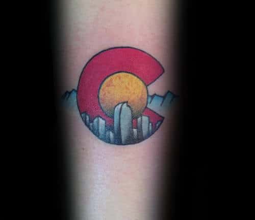 Colorado Small Guys State Tattoo Ideas On Forearm