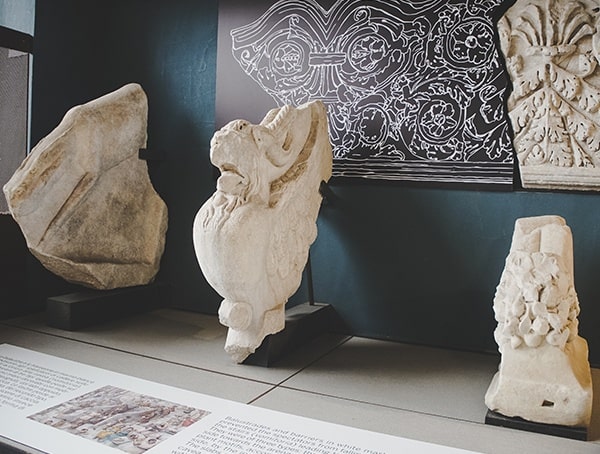 Colosseum Architecture Details Carved Stones