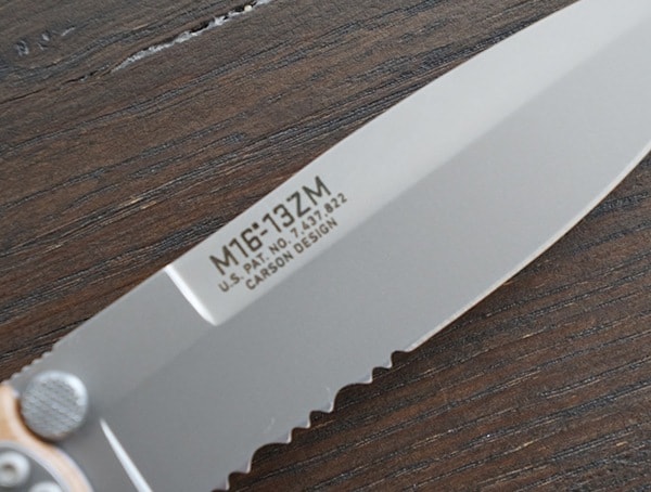 Columbia River Knife And Tool M16 13zm Knife With Aus 4 Blade Steel