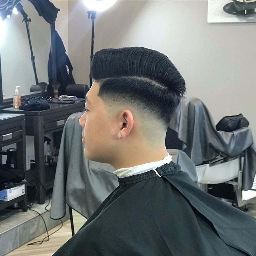 Comb Over Fade Hairstyle