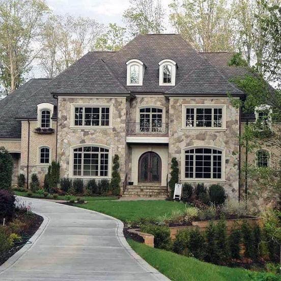 lush greenery entrance