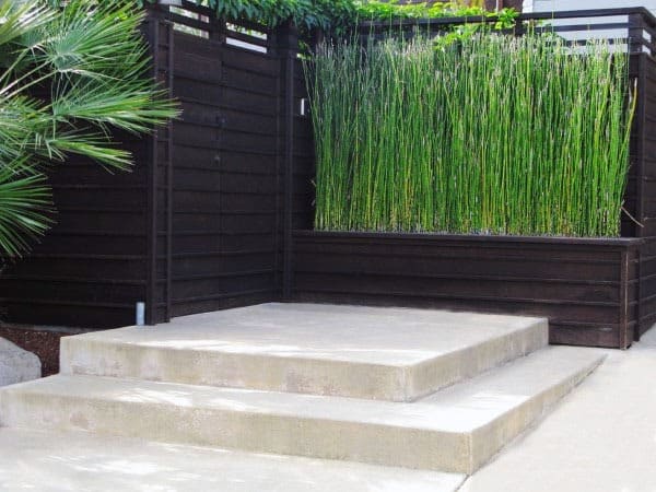 tired concrete patio garden