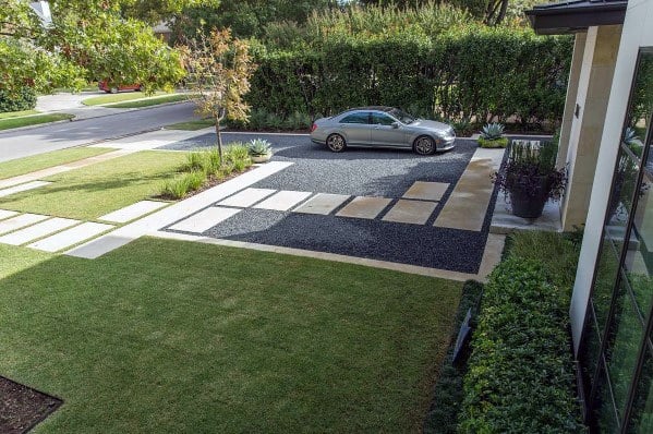 Contemporary Ideas For Gravel Driveway
