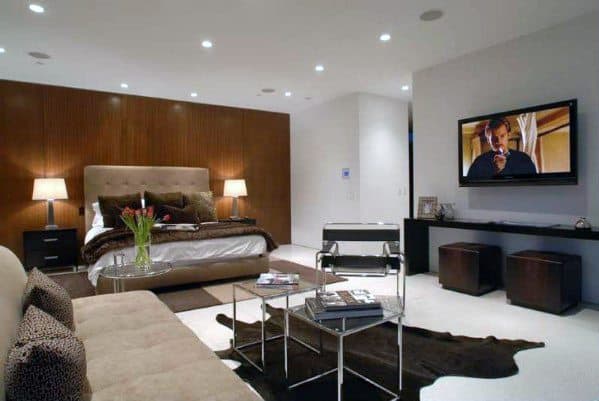 contemporary master bedroom ideas with seating lounge area