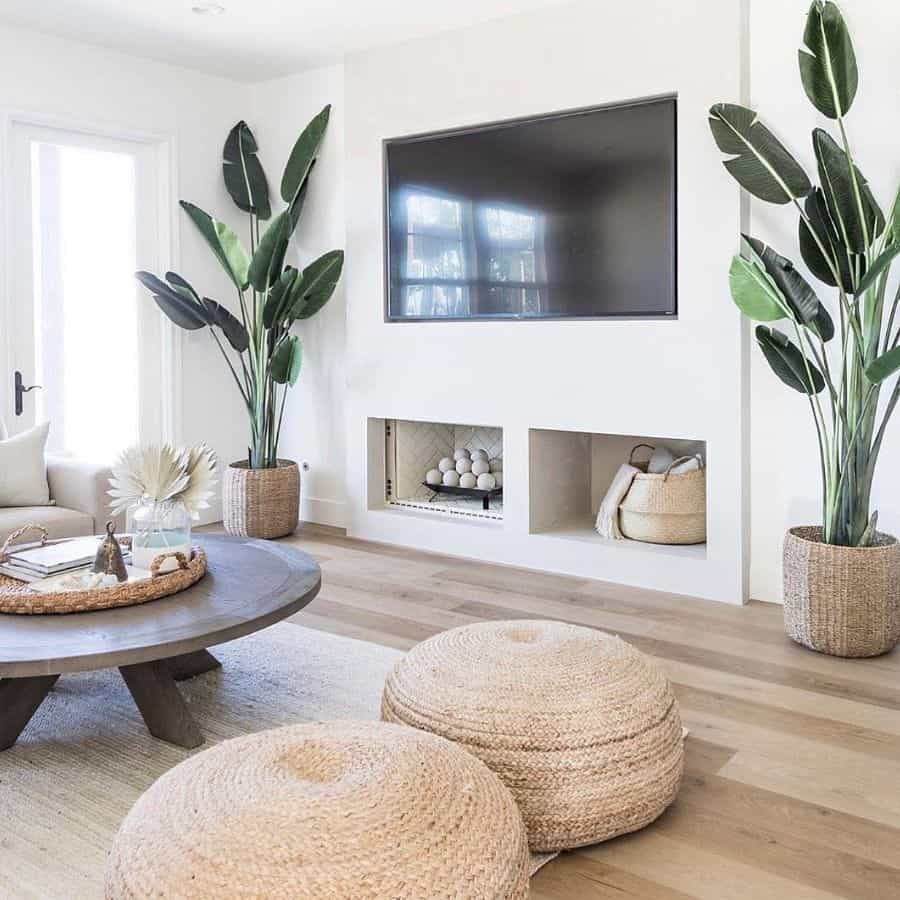 contemporary tv room ideas boho decor