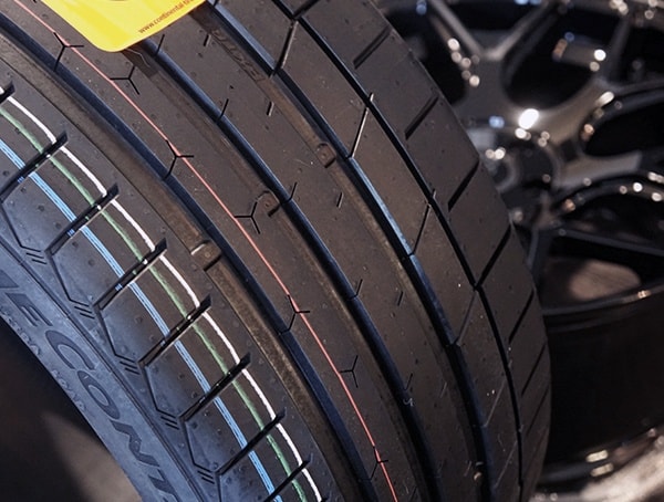 Continental Extremecontact Sport Tire Tread Detail Up Close
