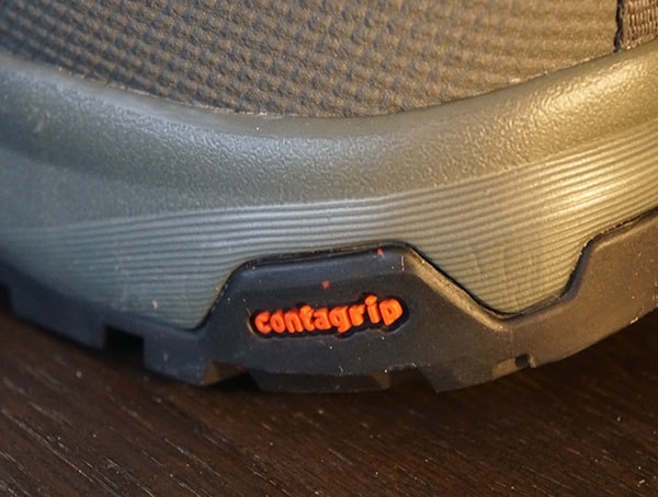 Contrapgrip Detail On Heel Salomon Outline Mid Gtx Mens Shoes