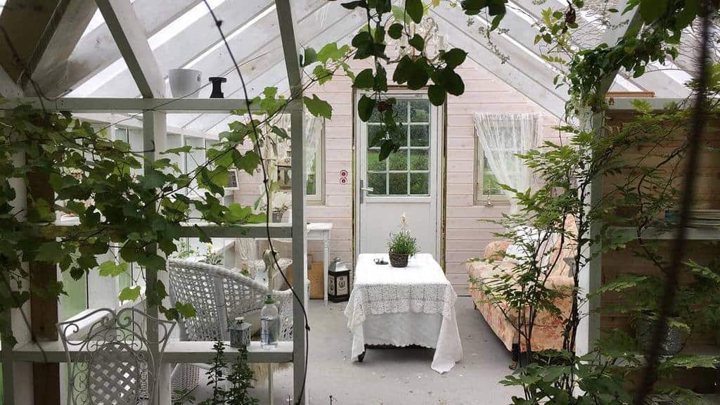 elegant converted greenhouse
