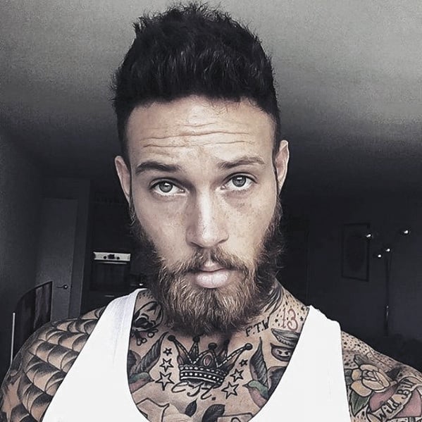 Short Hair with Medium Beard