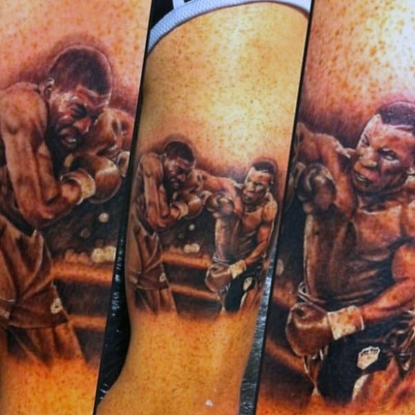 Cool Boxing Tattoo For Men