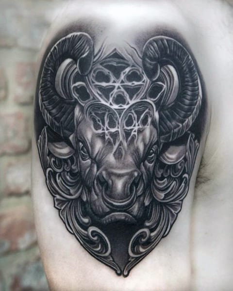 Cool Bull Tattoos For Guys