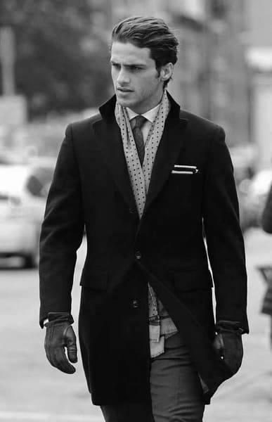 Cool Classy Slicked Back Mens Hair