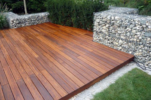 Cool Floating Wood Deck