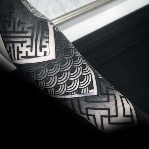 Cool Geometric Forearm Tattoo Design Ideas For Male